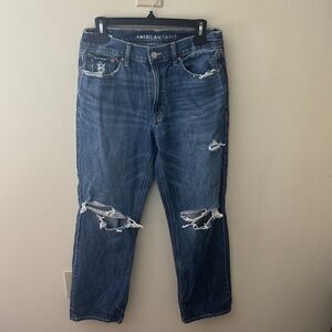 AE Medium Wash ex-boyfriend destroyed Jean